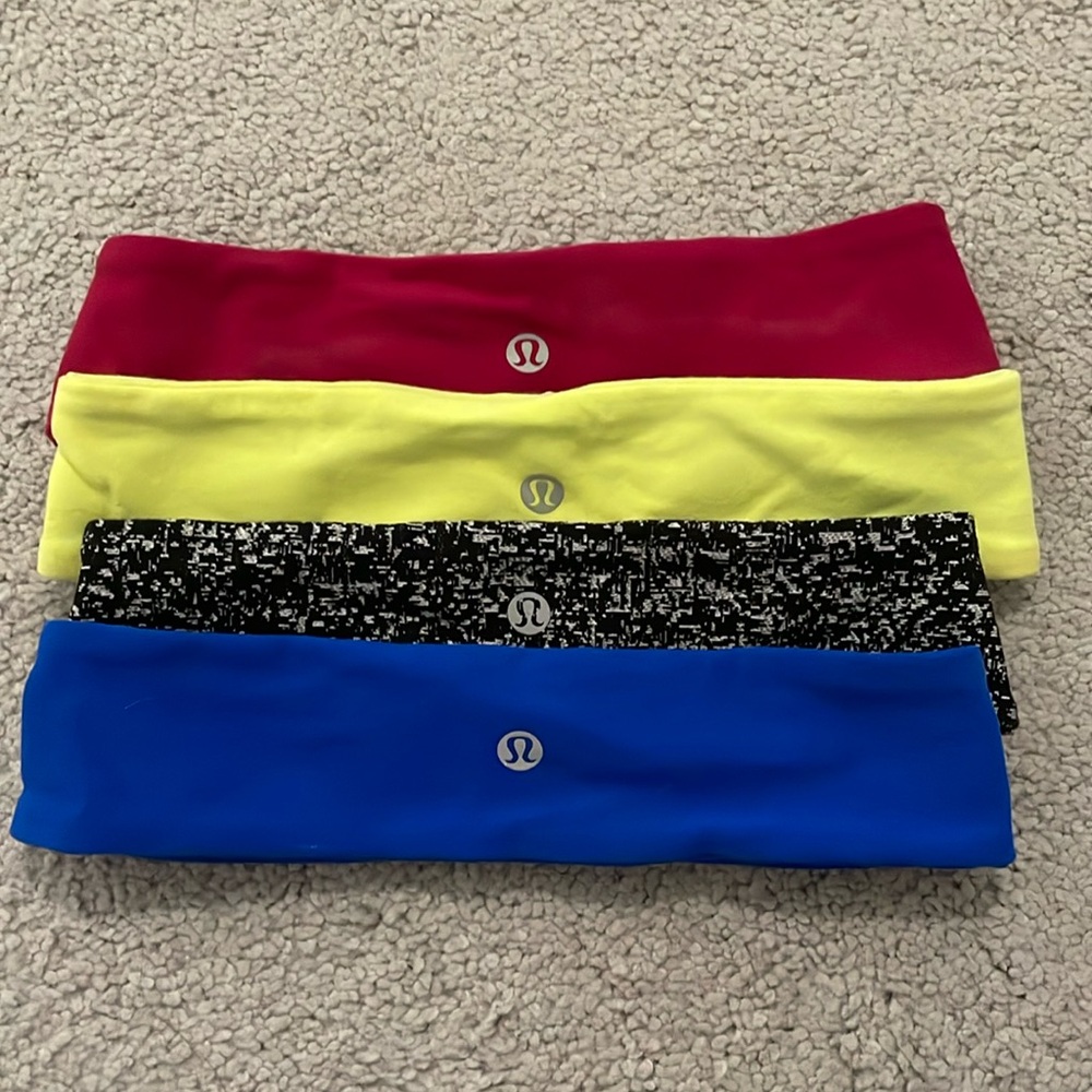 Lululemon headbands Lot of 4